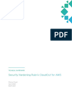 Security Hardening Rubrik CloudOut For AWS (RWP-0517)