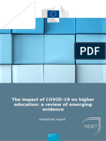 The Impact of COVID-19 On Higher Education: A Review of Emerging Evidence
