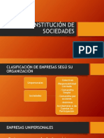 Tema 2 Constitución de Sociedades