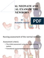 Normal Neonate and General Exam of The Newborn MCH Buk