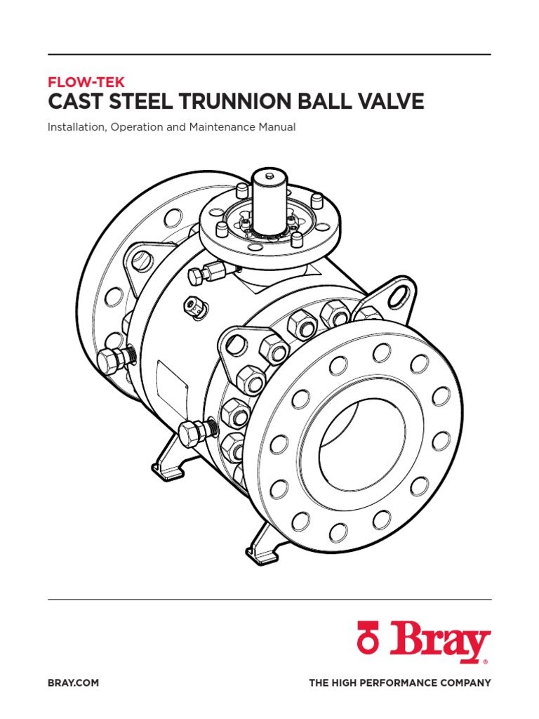 Cast Steel Trunnion Ball Valve FlowTek PDF Valve Pipe (Fluid