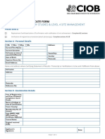 Replacement Certificate Request Form