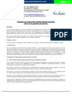 Paradas de Planta Bajo Lineamientos PMI Generan EBITDA