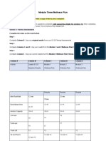 Module Three Wellness Plan: GO TO FILE - Choose SAVE AS - Save A Copy of This To Your Computer!