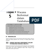 Wacana Berformat Dalam Tatabahasa