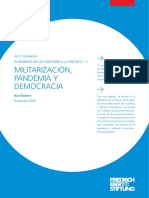 Militarización, Pandemia y Democracia