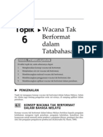 Wacana Tak Berformat Dalam Tatabahasa