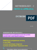 Methodology - 2: Critical Appraisal