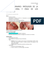 Clase 2. Patología de La Mucosa Oral y Ósea de Los Maxilares