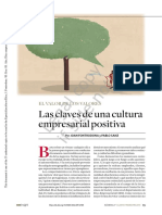 Claves de Una Cultura Empresarial Positiva