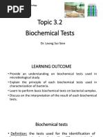 Topic 3.2 Biochemical Tests