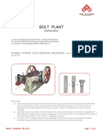 Automatic Bolt Making Plant