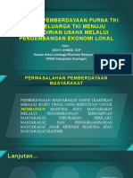 Pemberdayaan Purna TKI Dan Keluarga TKI