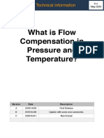 Pressure and Temperature Flow Compensation Formula