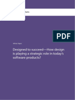 Design As Differentiator For Software Products