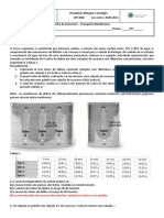 Ficha de Exercicios - Transporte Membranar