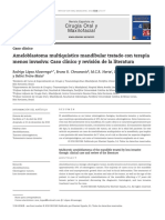 Amelobastomas Multiquistico Mandibular Tratado Con Terapia Menos Invasiva - Caso Clínico y Revisión de La Literatura