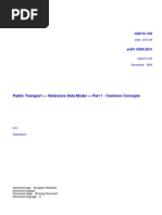 Public Transport - Reference Data Model - Part 1 - Common Concepts