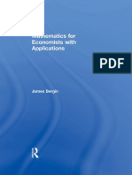 Bergin, Jim - Mathematics For Economists With Applications-Routledge (2015)