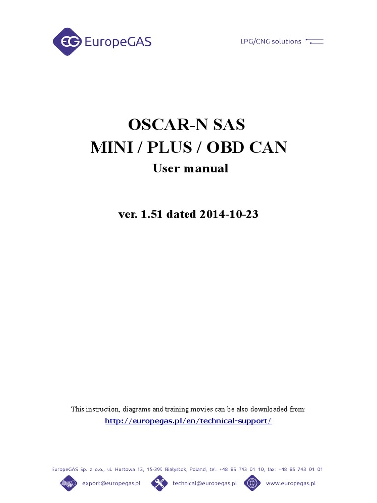 En OscarN Sas User Manual v1 51 PDF Fuel Injection Horsepower