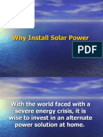 Why Install Solar Power