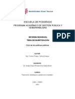 Ciclo de Las Politicas Publicas