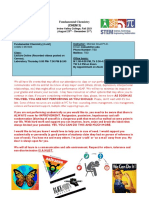 Fundamental Chemistry (CHEM 3) : CHEM 3 #61605 Email: Mdoud@ivc - Edu