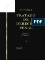 Eugenio Raúl Zaffaroni - Tratado de Derecho Penal. Parte General. Tomo IV. 4-EDIAR (1999)