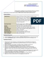 Career Summary:: AWS Cloud Architect