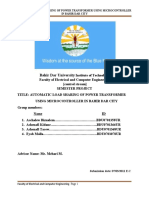 Automatic Load Sharing of Power Transformer