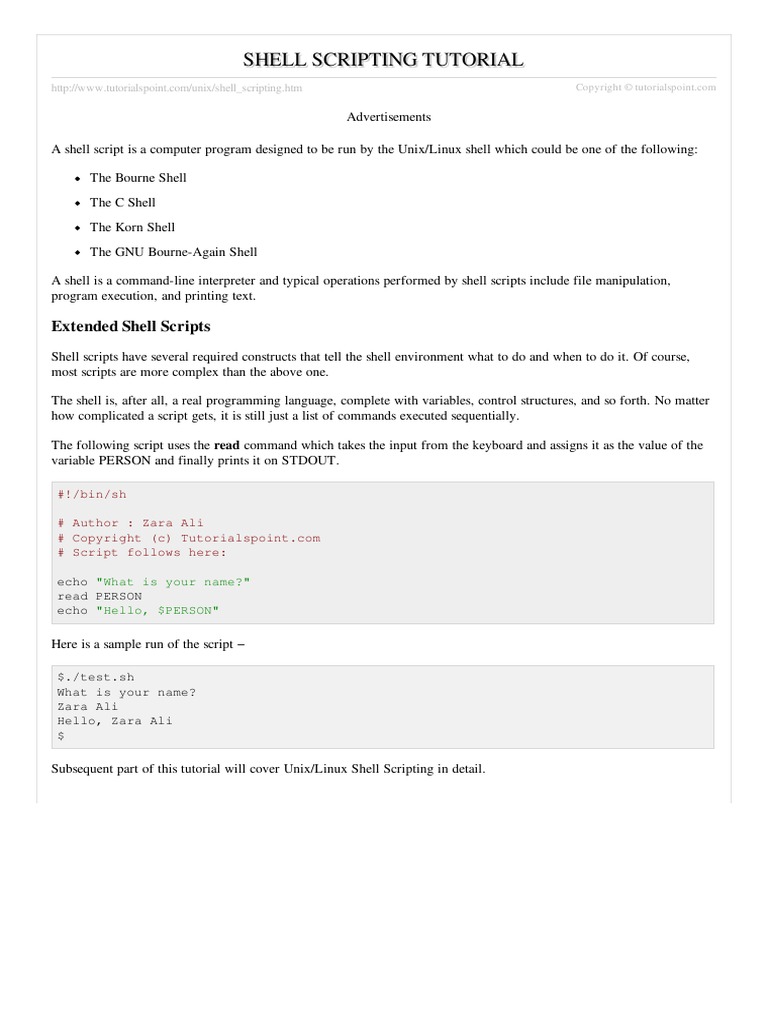 Shell Scripting 2.1.2 | PDF | Technology & Engineering | Art
