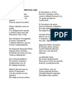 Comisión Directiva Defensa y Justicia, Año 1982