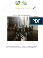 Departamento de Educacíon Artística Estructura y Guía No 1 11