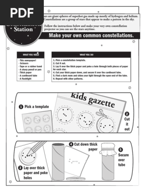 Constellation Station Printable