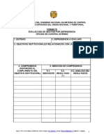 Formato Evaluacion Gestion Por Dependencias