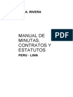 Manual de Minutas, Contratos y Estatutos