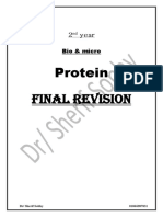 Protein MCQ Final Revision