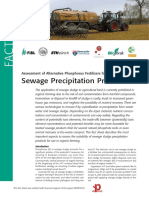 Sewage Precipitation Products: Assessment of Alternative Phosphorus Fertilizers For Organic Farming