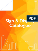 Sign & Display Catalogue