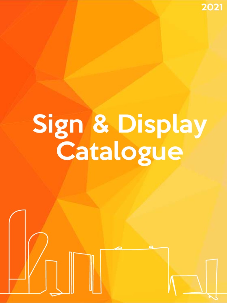Sign & Display Catalogue PDF Polyvinyl Chloride Manufactured Goods