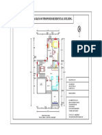 Plan Showing The Diagram of Proposed Residential Building