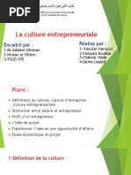 La Culture Entrepreneuriale