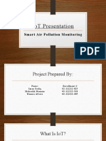 Iot Presentation: Smart Air Pollution Monitoring