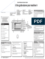 Please Put This Guide Above Your Machine: Quick Reference Scanner Guide