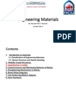 Engineering Materials: Dr. Hussein M.A. Hussein Lecture No 3