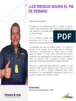 EPP HSE Comunicado - Los Riesgos Siguen El Fin de Semana 24122021