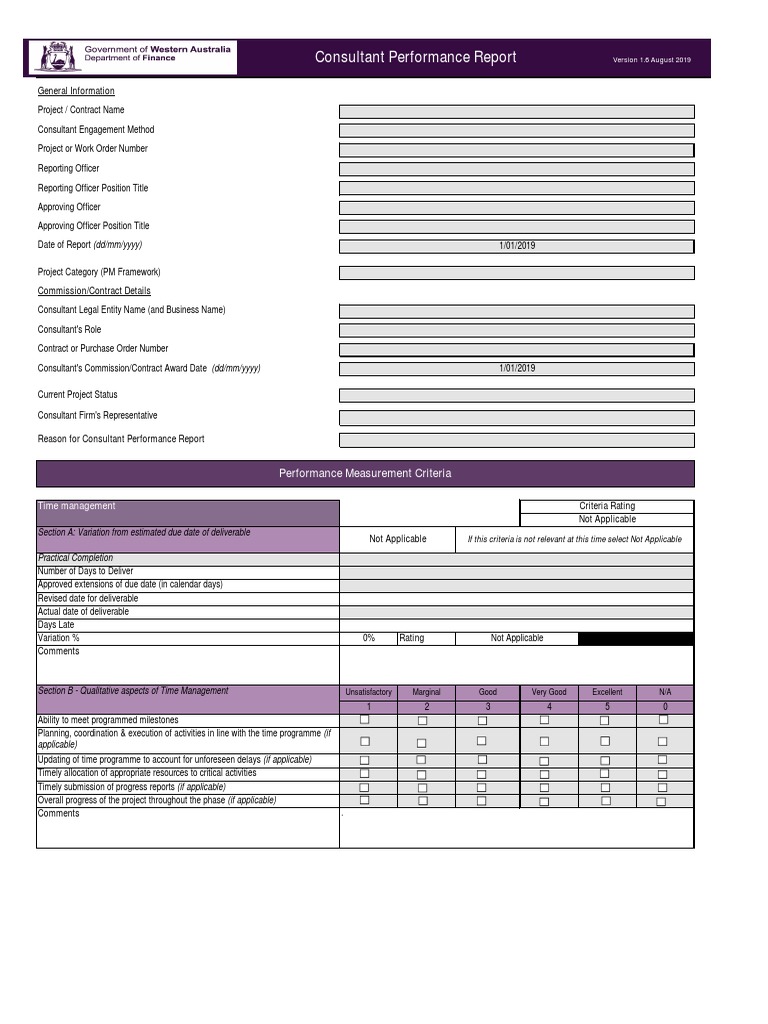 Consultant Performance Report | PDF | Consultant | Quality Management