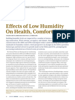 EFFECTS OF LOW HUMIDITY ON HEALTH, COMFORT & IEQ