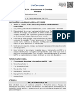 MAPA - Fundamento Da Genetica Humana