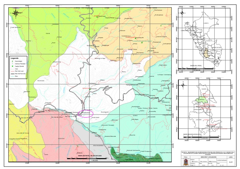 Plano de Ubicacion de Pacaycasa | PDF